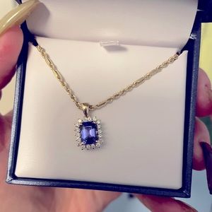 Tanzanite pendant/ necklace